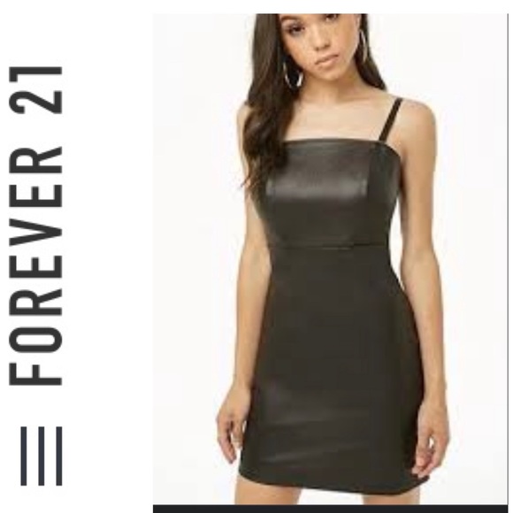 Forever 21 Dresses & Skirts - Pleather Dress Forever 21